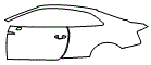 Door and Rear Fender Kit pattern for the 2018 Audi S5