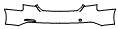 Rear Bumper Kit pattern for the 2018 Audi S5