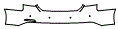 Rear Bumper Kit pattern for the 2018 Audi S5