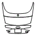 Trunk Lid Kit pattern for the 2018 Audi A5