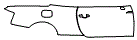 Rear Fender and Door Kit pattern for the 2018 Audi S5