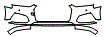 Bumper Kit pattern for the 2018 Audi A5