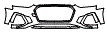 Bumper Kit pattern for the 2025 Audi A5 (Previous Generation)