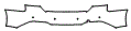 Rear Bumper Kit pattern for the 2020 Audi A5