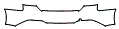 Rear Bumper Kit pattern for the 2020 Audi A5