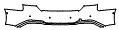 Rear Bumper Kit pattern for the 2022 Audi A5