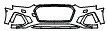 Bumper Kit pattern for the 2025 Audi A5 (Previous Generation)