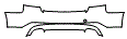 Rear Bumper Kit pattern for the 2013 Audi S5