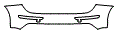 Rear Bumper Kit pattern for the 2015 Audi Q5