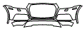 Bumper Kit pattern for the 2018 Audi Q5