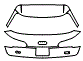 Trunk Lid Kit pattern for the 2018 Audi Q5