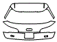 Trunk Lid Kit pattern for the 2018 Audi Q5
