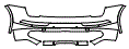 Rear Bumper Kit pattern for the 2019 Audi SQ5