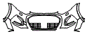 Bumper Kit pattern for the 2021 Audi Q5