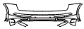 Rear Bumper Kit pattern for the 2025 Audi Q5 (Previous Generation)