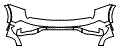 Rear Bumper Kit pattern for the 2025 Audi Q5 (Previous Generation)