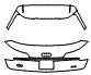 Trunk Lid Kit pattern for the 2025 Audi Q5 (Previous Generation)