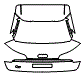 Trunk Lid Kit pattern for the 2025 Audi Q5 (Previous Generation)