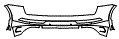 Rear Bumper Kit pattern for the 2025 Audi Q5 (Previous Generation)