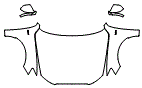 Full Hood, Fender and Mirror Kit pattern for the 2014 Audi Q5