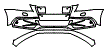 Bumper Kit pattern for the 2014 Audi Q5