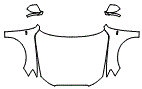 Full Hood, Fender and Mirror Kit pattern for the 2014 Audi Q5