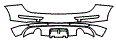 Rear Bumper Kit pattern for the 2014 Audi Q5