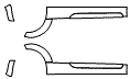Rocker Panel Kit pattern for the 2010 Audi TTS