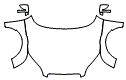 Full Hood, Fender and Mirror Kit pattern for the 2010 Audi TTS