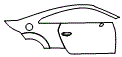 Door and Rear Fender Kit pattern for the 2023 Audi TT