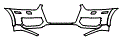Bumper Kit pattern for the 2015 Audi Q3