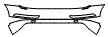 Rear Bumper Kit pattern for the 2016 Audi Q3