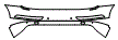 Rear Bumper Kit pattern for the 2016 Audi Q3