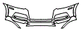 Bumper Kit pattern for the 2017 Audi Q3