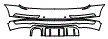 Rear Bumper Kit pattern for the 2017 Audi Q3