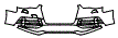 Bumper Kit pattern for the 2013 Audi RS5 Avant