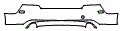 Rear Bumper Kit pattern for the 2012 Audi A7