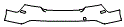 Rear Bumper Kit pattern for the 2016 Audi A7