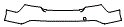 Rear Bumper Kit pattern for the 2016 Audi S7
