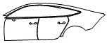 Door and Rear Fender Kit pattern for the 2025 Audi S7