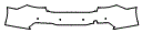 Rear Bumper Kit pattern for the 2025 Audi A7