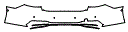 Rear Bumper Kit pattern for the 2019 Audi A7