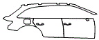 Door and Rear Fender Kit pattern for the 2025 Audi A4 allroad