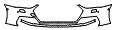 Bumper Kit pattern for the 2025 Audi S7