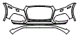 Bumper Kit pattern for the 2019 Audi SQ5