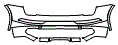 Rear Bumper Kit pattern for the 2019 Audi SQ5