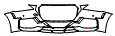 Bumper Kit pattern for the 2019 Audi TT