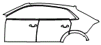 Door and Rear Fender Kit pattern for the 2027 Audi Q8