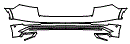 Rear Bumper Kit pattern for the 2021 Audi SQ8