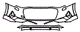 Bumper Kit pattern for the 2023 Audi e-tron